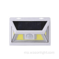 Mod Borong 2 450 Lumens 74*Cob Outdoor Security Solar Suria Wall Wall Mounted LED Light IP65 Waterproof